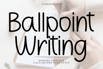 Craft Your Own Ballpoint Pen Font Style