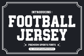 Designing with Football Jersey Fonts & Styles